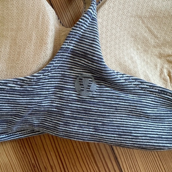 Striped Racerback Bralette - Picture 2 of 2